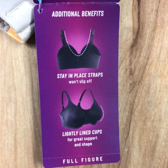 VANITY FAIR Beauty Back Full Figure Underwire Bra 42DD (42E) 76380 Neutral NWT - Picture 8 of 8